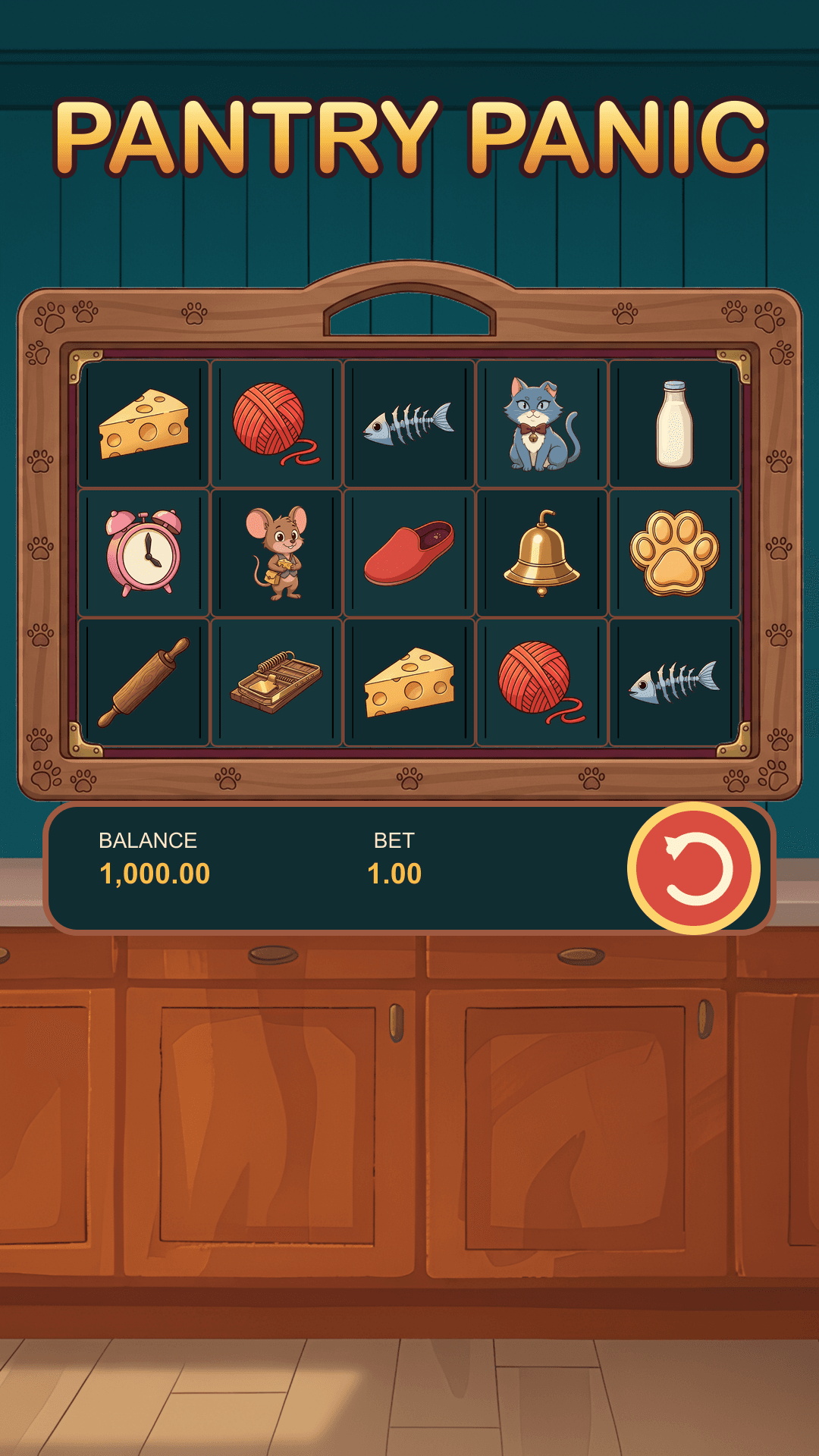 Pantry Panic mobile cabinet composition
